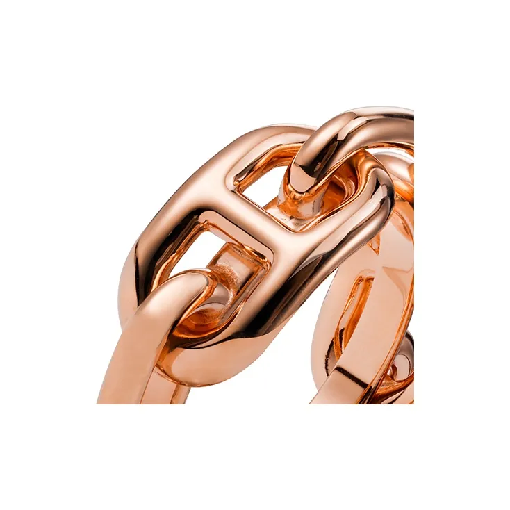 HERMES Gold Plated Brass, Rose Gold Plated Accessories Women's-2