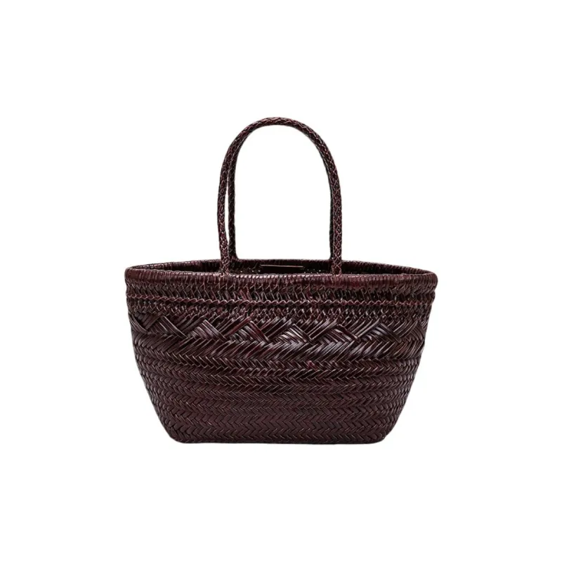 PAYOT Cow Leather Handbag Regular Women's Brown/Dark Coffee-5