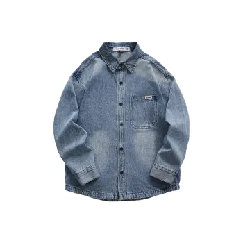 JASONWOOD Cowboy On The Run Shirt Men's Waterdrop Blue