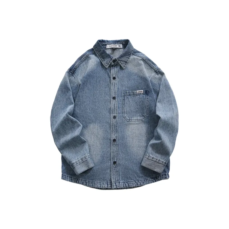 JASONWOOD Cowboy On The Run Shirt Men's Waterdrop Blue-0