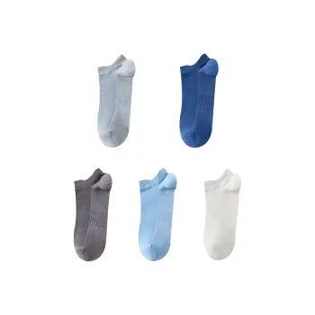 Cotton Gene No Show Socks Men's Combo Set