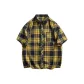 Yellow Plaid (Short-Sleeved)
