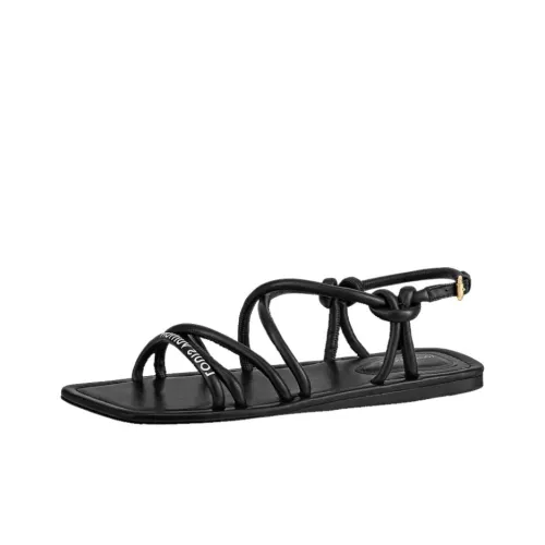 LOUIS VUITTON Nova Strap Sandals Women's Black