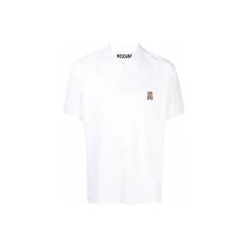 MOSCHINO Teddy Bear-patch Polo Shirt