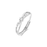 Mobius Ring for Women[S999 Fine Silver]