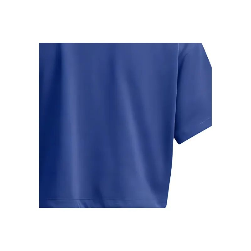 Under Armour Varsity Drop Shoulder Sleeve T Shirt Women's Tech Blue-4