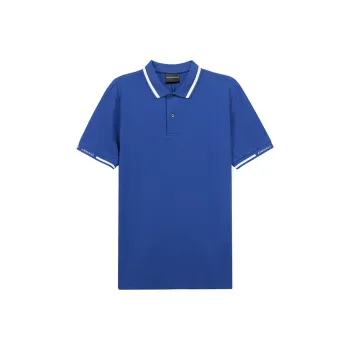 EMPORIO ARMANI Polo Shirt Men's Royal Blue