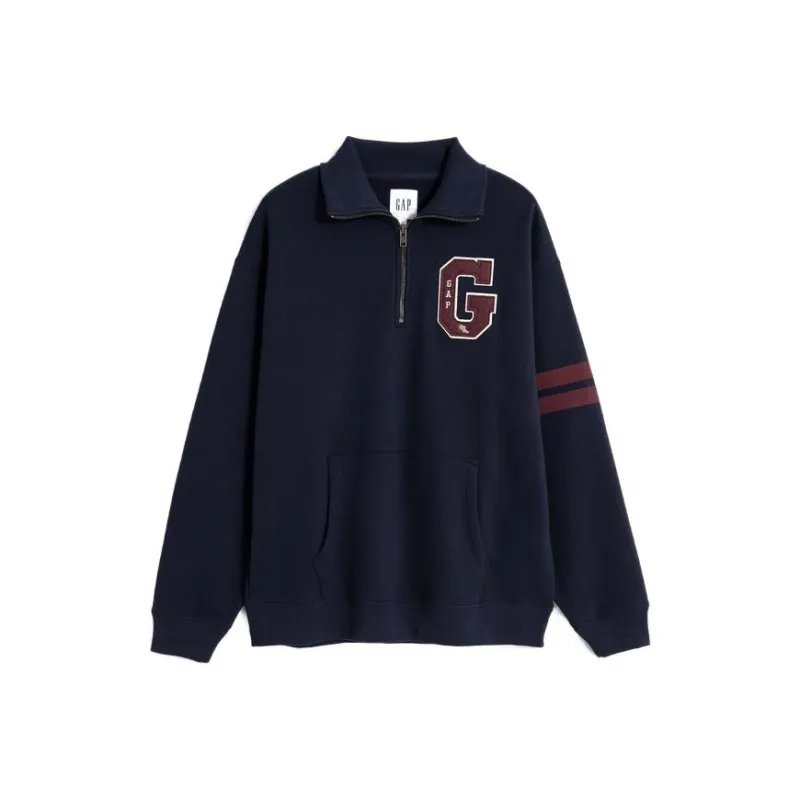 GAP Sweatshirts Men Navy Blue-0