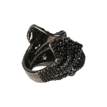 FERRAGAMO Brass Rings Unisex Black