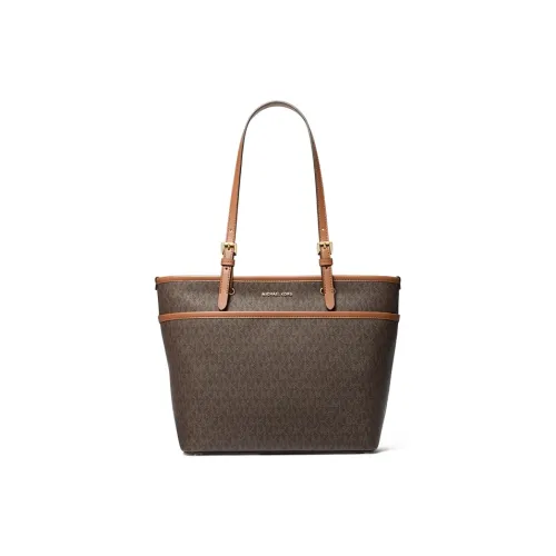 MICHAEL KORS Artificial Leather tote BAOBAO Bag, Shopping Bag, Shoulder Bag Medium Size Women's Dark Brown & Acorn Brown