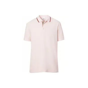 Burberry Polo Shirts Men Pink