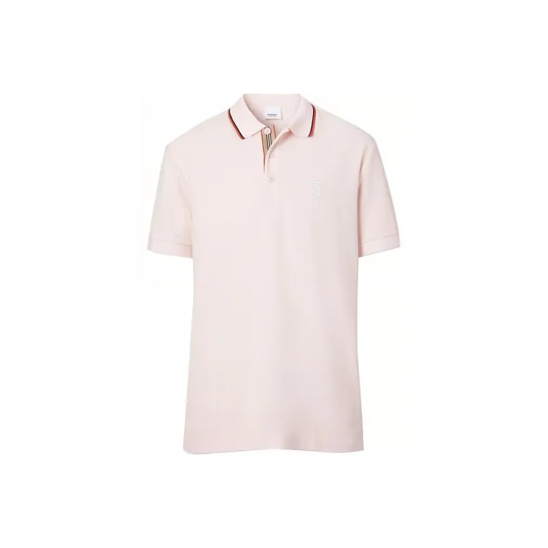 Burberry Polo Shirts Men Pink-0