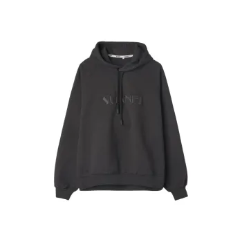 Sunnei Logo Embroidered Drawstring Hoodie
