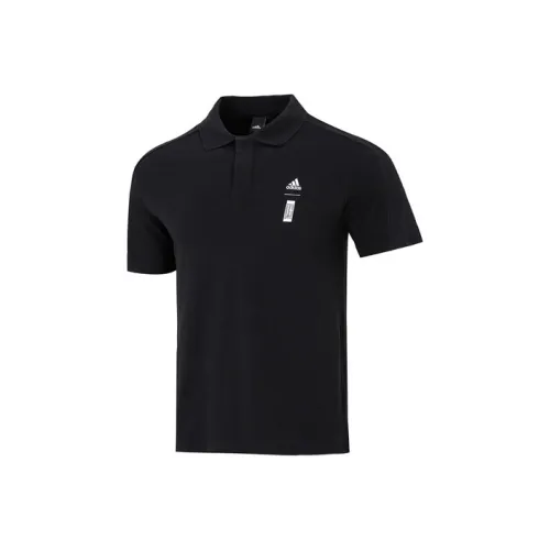 Adidas Polo Shirts Men Black