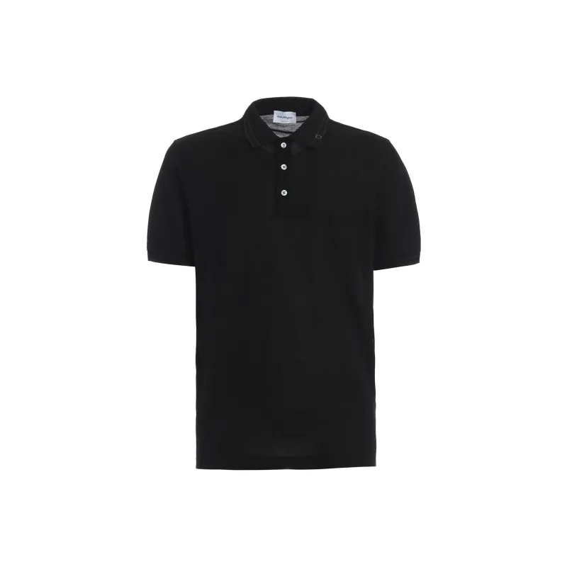 Ferragamo Polo Shirts Men Black-0