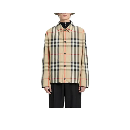 Burberry Checked Shirt Jacket