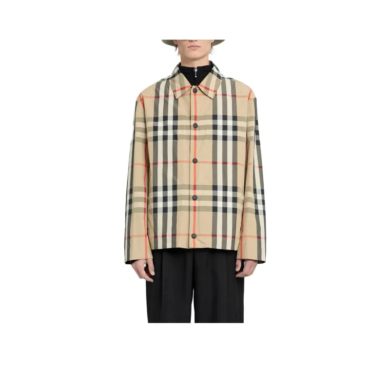 Burberry Checked Shirt Jacket-0