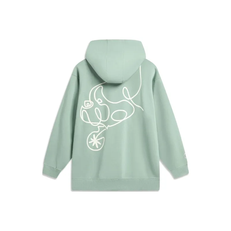 LiNing Sweatshirt Unisex Jade Smoke Green-0