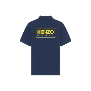 KENZO x Nigo Letter Logo FW22 Polo Shirt Men's Dark Blue