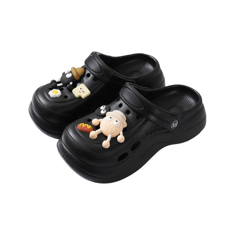 Ke Jiayi Platform Summer Versatile Trendy Slip Resistant Odor Resistant Slippers Outerwear Fashion Closed Toe Sandal-8