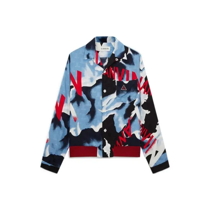 Lanvin Shirts Men Blue-0