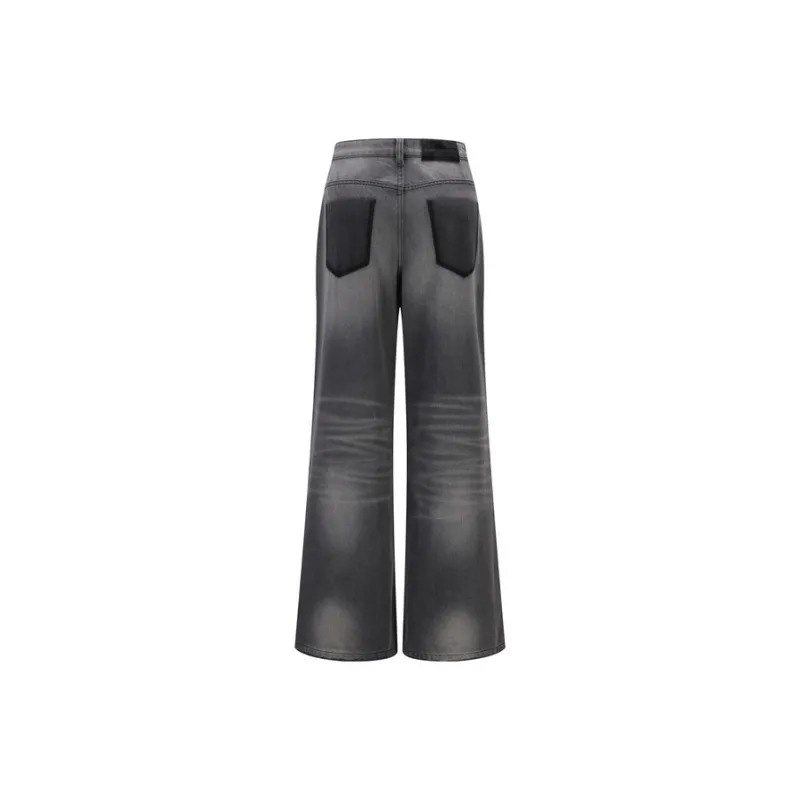 Three Quarters Jeans Women's Gray-1