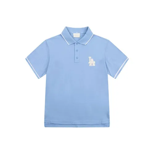 MLB Los Angeles Dodgers Polo Shirts Unisex Sky Blue