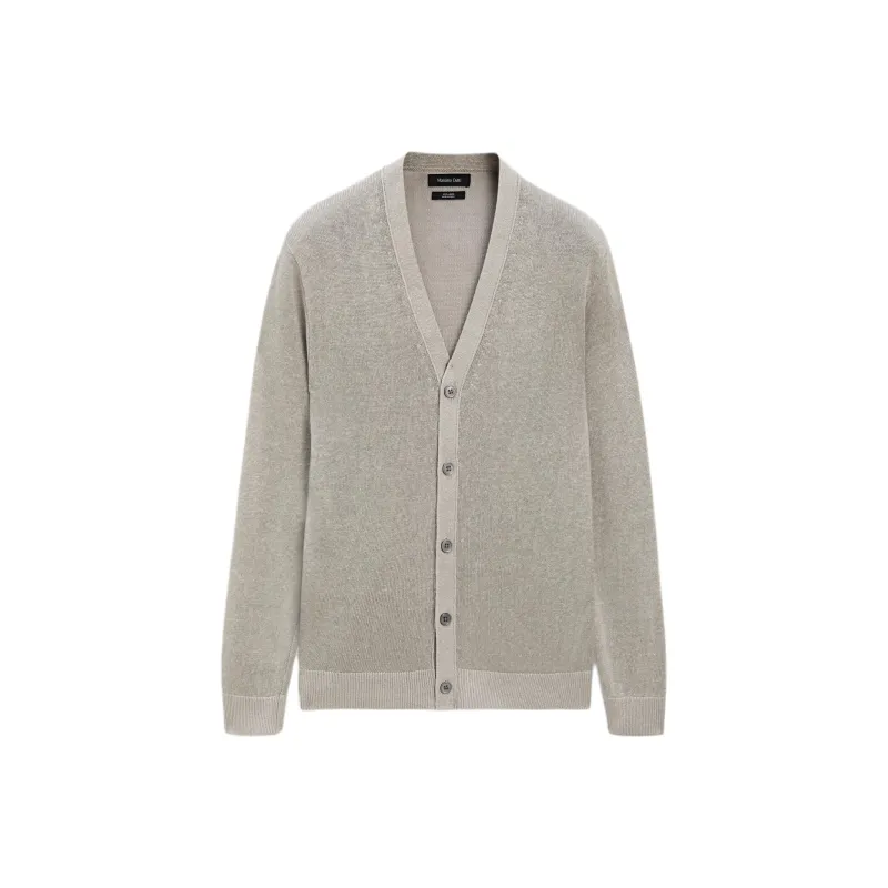 Massimo Dutti Knitwear Men's Beige Yellow-0