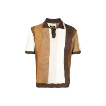 AMIRI Colour block Polo Shirt
