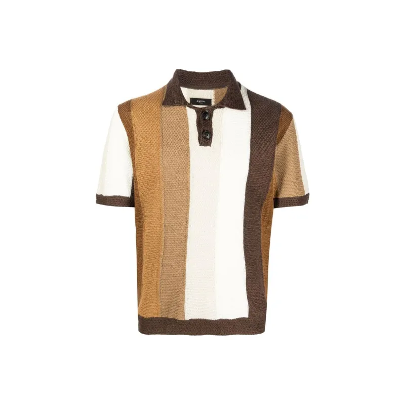 AMIRI Colour block Polo Shirt-0