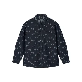 MLB New York Yankees SS24 Shirt Unisex Dark Marine Blue