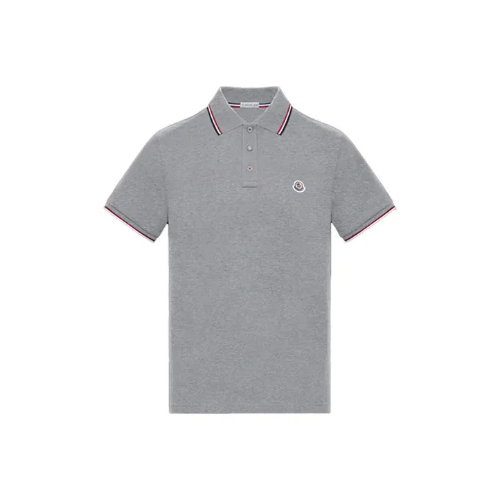 Moncler Polo Shirt Men's Dark Gray-0