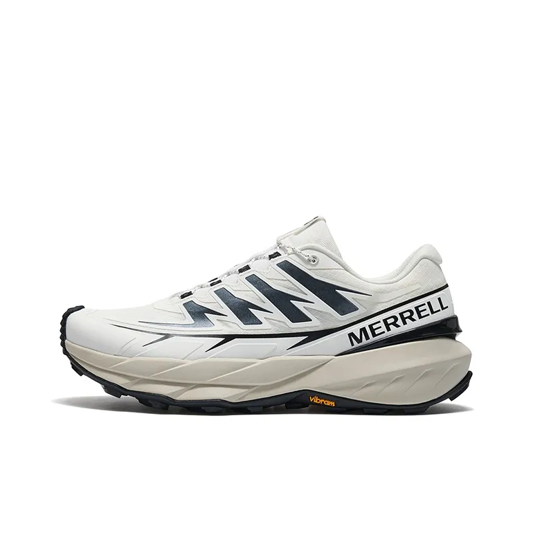 MERRELL VAST SKY Cushioning, Slip Resistant, And Breathable Low Top Outdoor Shoes Unisex White Black-0