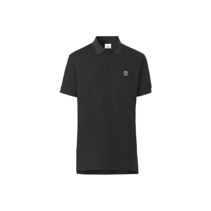 Burberry SS22 Polo Shirt Men's Charcoal Gray-0