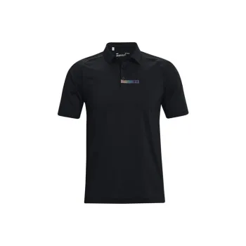 Under Armour RUSH Polo Shirt Men's Black
