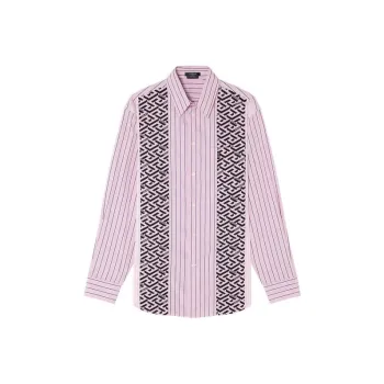 VERSACE VERSACELa Greca Shirt Men's Pink