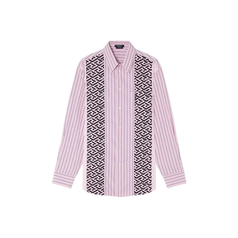VERSACE VERSACELa Greca Shirt Men's Pink-0