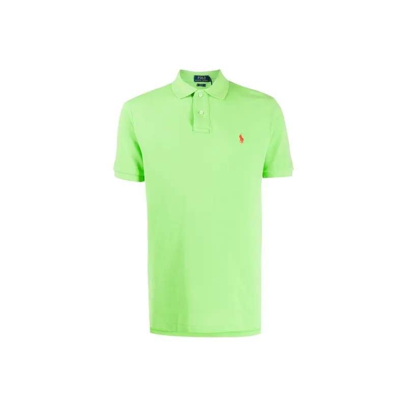 Polo Ralph Lauren Logo Embroidered Short Sleeved Polo Shirt-0