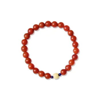 The Call Of The Heart Southern Red Agate Jade Bracelets Unisex