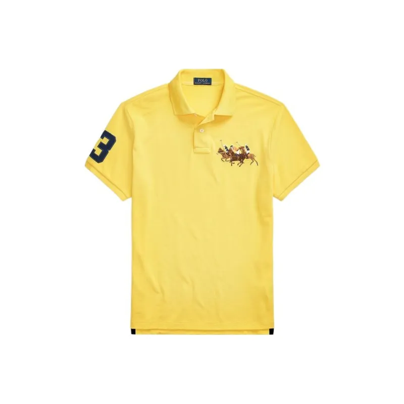Polo Ralph Lauren SS22 Polo Shirt Men's Yellow-0