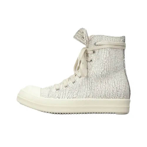 Rick Owens DRKSHDW Low Top Skateboard Shoes Women's White