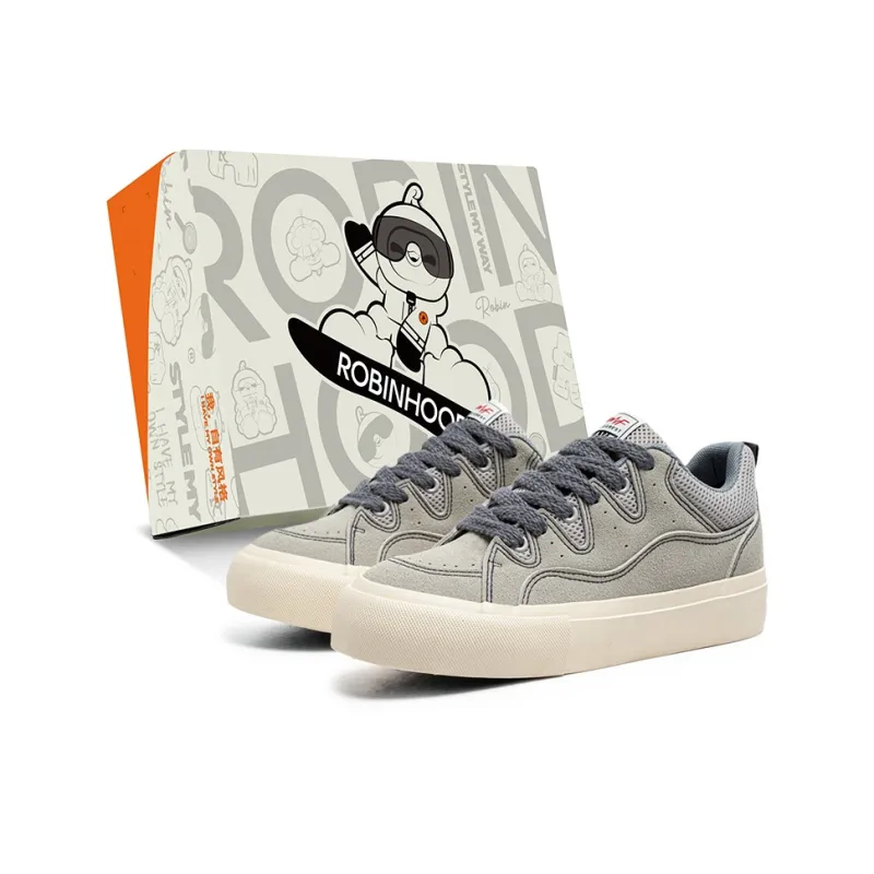 ROBINHOOD Coverage Slip Resistant Cushioning Impact Resistance Abrasion Resistant Low Top Skateboard Shoes Men's Box-5