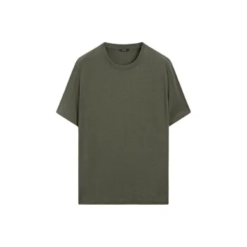 Massimo Dutti T Shirt Men's Persimmon Green