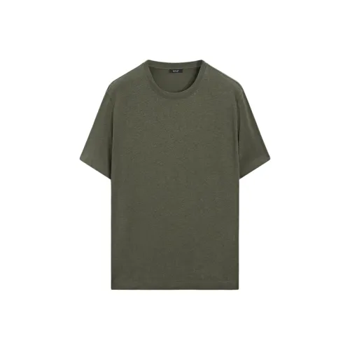 Massimo Dutti T Shirt Men's Persimmon Green