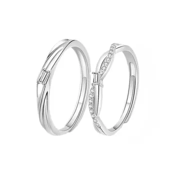 CHINA GOLD Natural Processed Topaz Rings Unisex