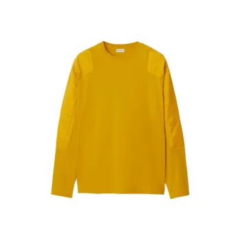 Burberry Panelled Fine knit Cotton Jumper