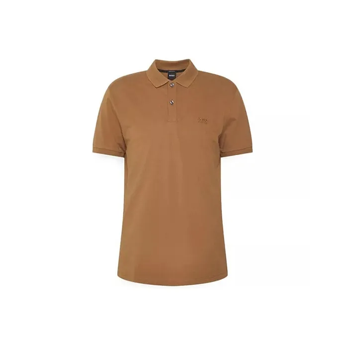 HUGO BOSS Polo Shirts Men Brown-0