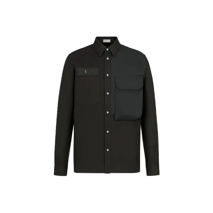 Sacai X DIOR Quarterly New Products Shirts Men Black-0