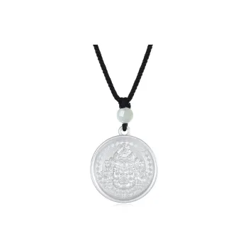 SHENGYALUO S999 Fine Silver Sterling Silver Necklaces Men's