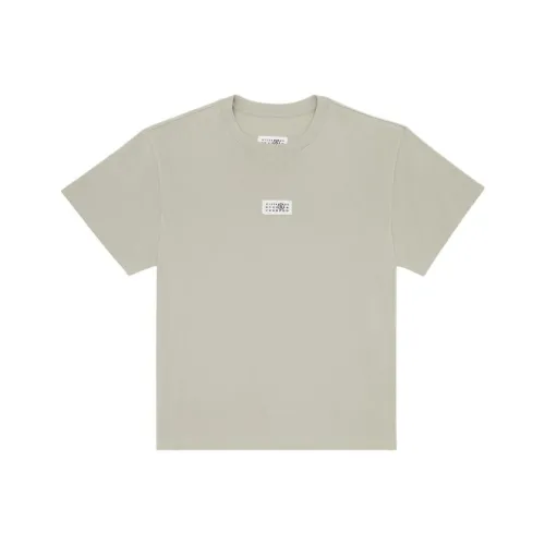 MM6 Maison Margiela Logo Patch Crewneck T Shirt